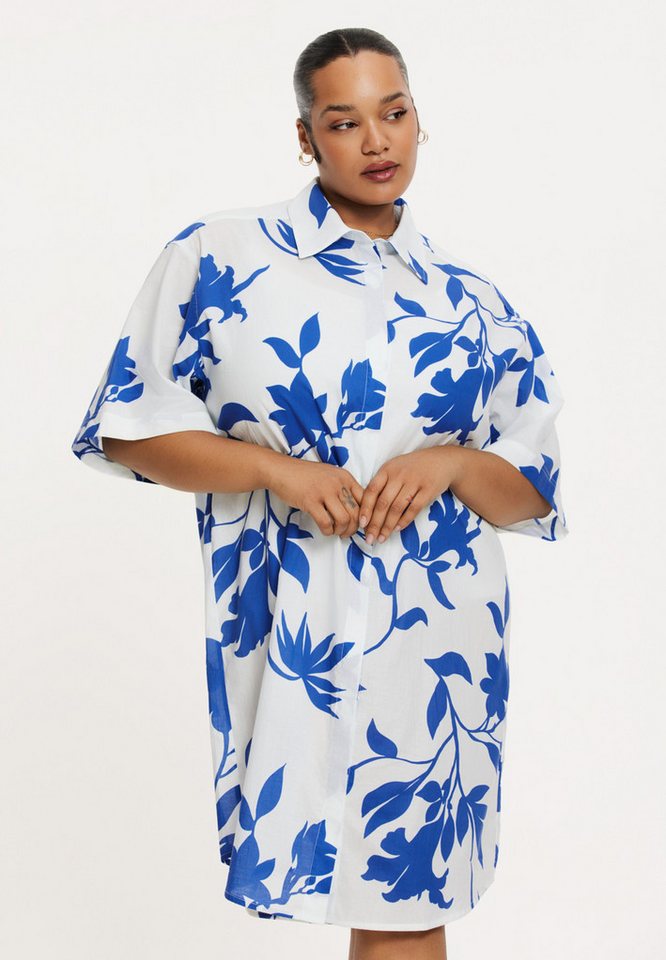 YOEK A-Linien-Kleid Damen Kleid mit Druck von YOEK