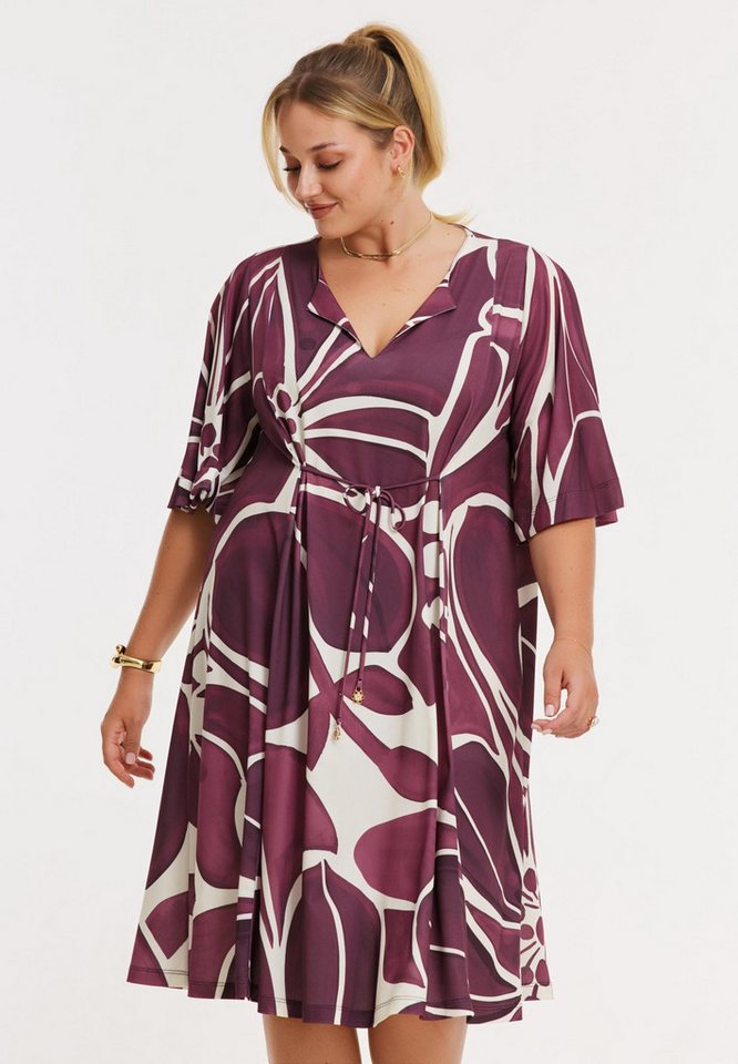 YOEK A-Linien-Kleid Damen Kleid mit Druck von YOEK