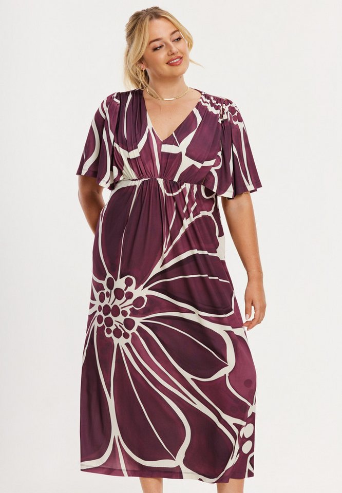 YOEK A-Linien-Kleid Damen Kleid mit Druck von YOEK