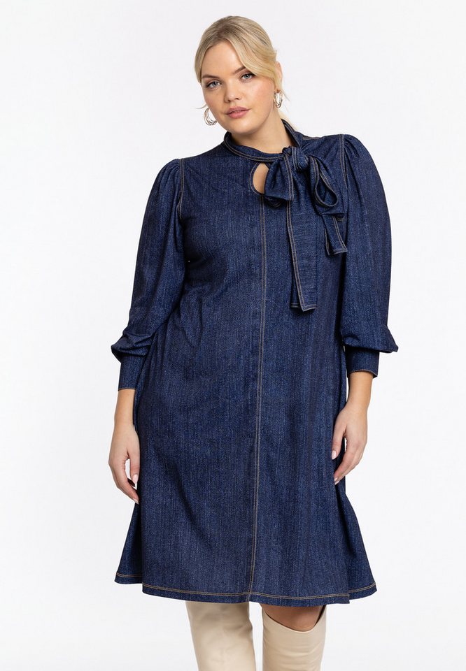 YOEK A-Linien-Kleid Damen Kleid mit Schleife von YOEK