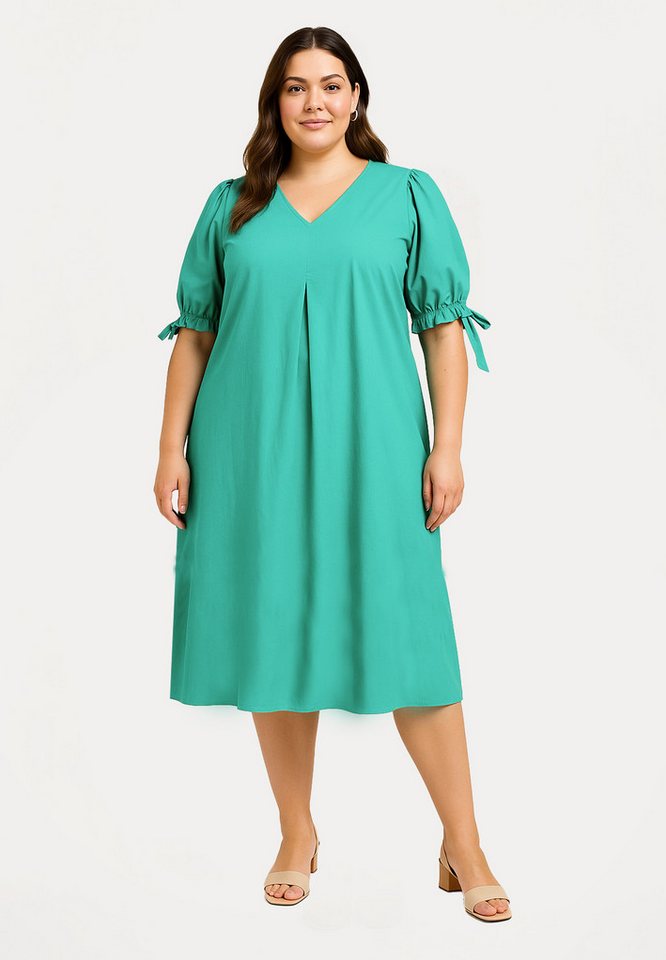 YOEK A-Linien-Kleid Damen Kleid mit V-Ausschnitt von YOEK