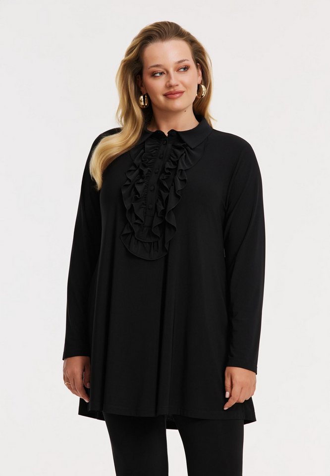 YOEK Blusentop Damen Bluse mit Langarm von YOEK