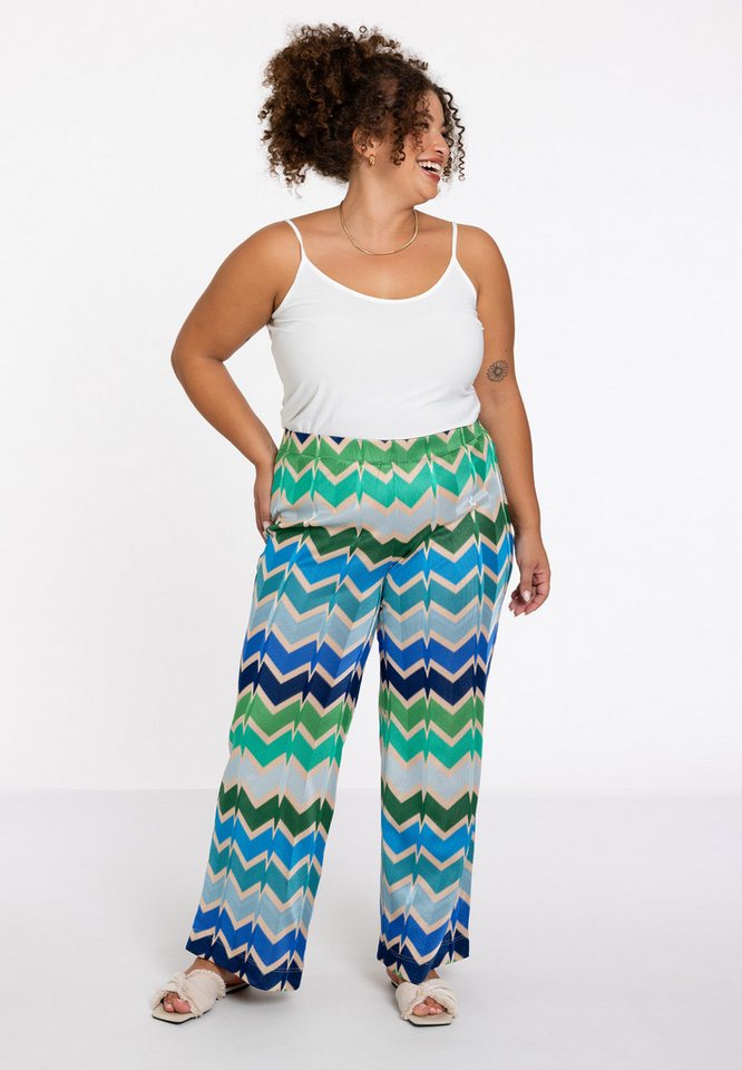 YOEK Bootcuthose Damen Hose mit Druck von YOEK