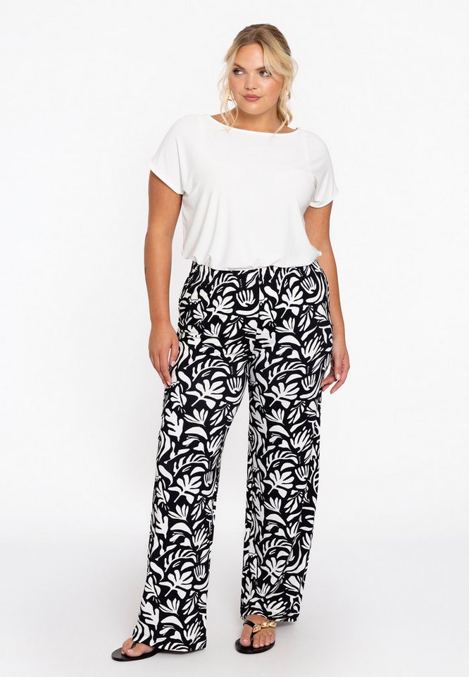 YOEK Bootcuthose Damen Hose mit Druck von YOEK