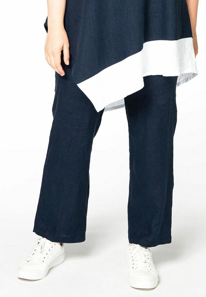 YOEK Bootcuthose Damen Leinenhose Große Größen von YOEK