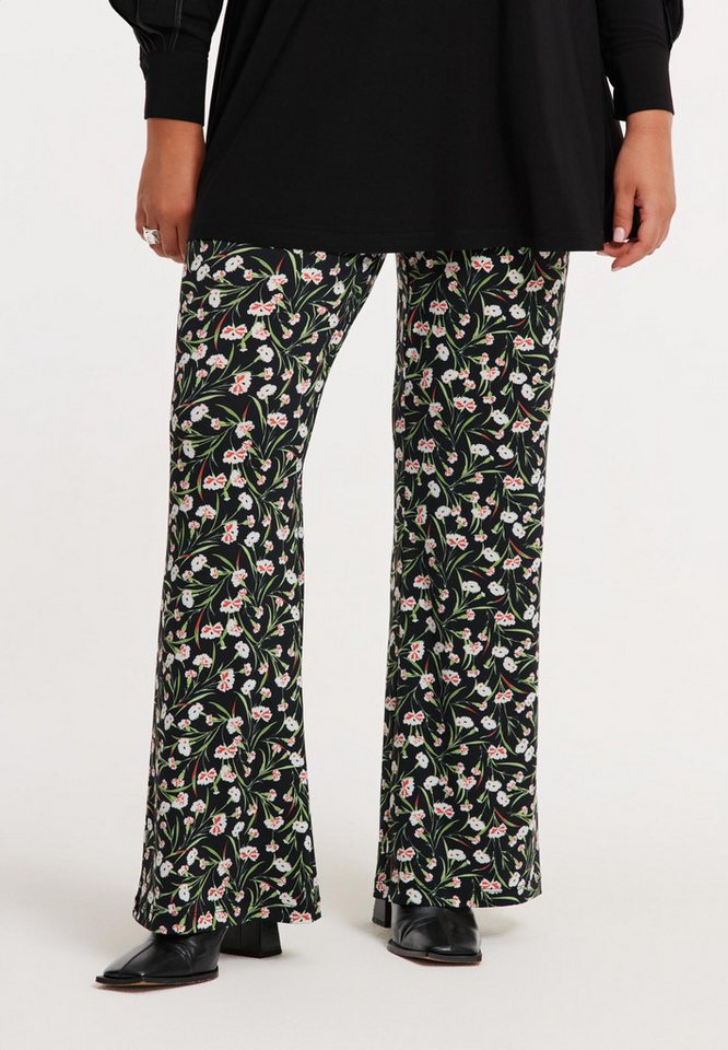 YOEK High-waist-Jeans Damen Hose mit Druck von YOEK