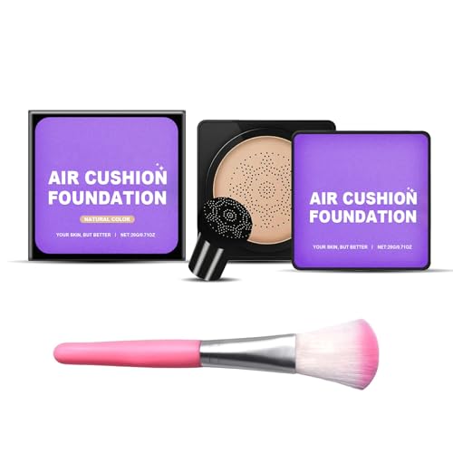 Flawless Radiant Skin Instantly BB Cream – Premium BB Cream & Air Cushion CC Foundation mit wasserfester Ölkontrolle & feuchtigkeitsspendendem mattem Concealer (Natural Color,1 PCS) von YOENBG