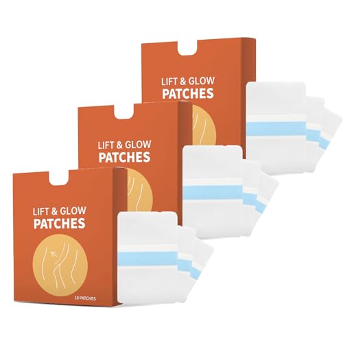 Oberschenkel-Lifting-Tape – Wasserfestes und schweißfestes, unsichtbares Instalift-Patch für Beine, Bauch, Oberschenkel und Arme | Straffendes Body Tape für Frauen und Männer (3box/30pcs) von YOENBG