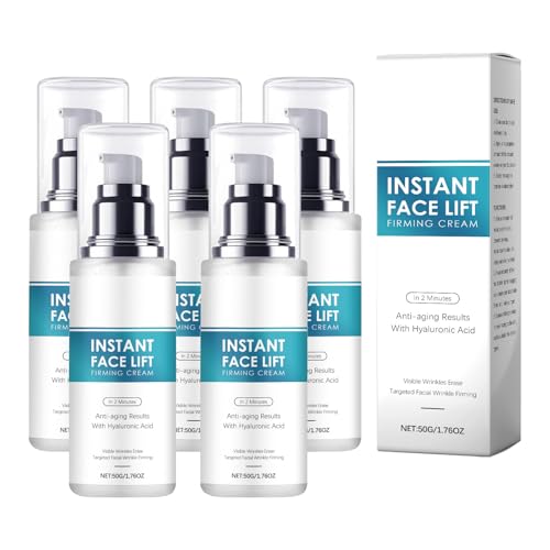 Sofortige Gesichtsstraffungscreme – Hautstraffendes Serum für Frauen, Anti-Aging-Faltencreme mit Kollagen und Hyaluronsäure, 50 ml Straffungsserum für Gesicht und schlaffe Haut (5) von YOENBG