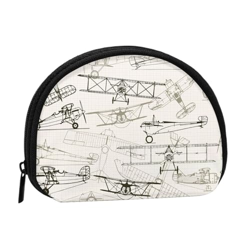 Flugzeug 1 Kleine Make-up-Damenbinden-Aufbewahrungstasche, Kosmetik-Geldbörse für Damen von YOFIEN