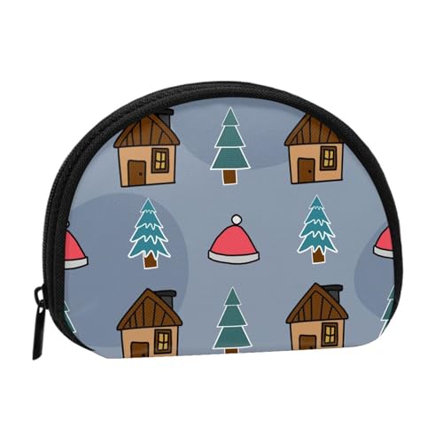 Frohe Weihnachten, Weihnachtsbaum, kleine Aufbewahrungstasche für Make-up-Damenbinden, Kosmetik-Geldbörse für Damen von YOFIEN