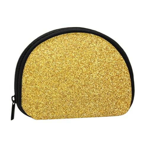 Gold SparklesSmall Make-up Damenbinden Aufbewahrungstasche, Damen Kosmetik Geldbörse von YOFIEN