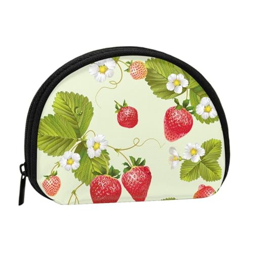 Lovely StrawberrySmall Make-up-Damenbinden-Aufbewahrungstasche, Kosmetik-Geldbörse für Damen von YOFIEN