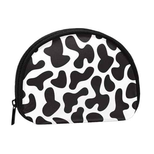 Nahtloses Muster mit gefleckter Kuh, kleine Aufbewahrungstasche für Make-up-Damenbinden, Kosmetik-Geldbörse für Damen von YOFIEN