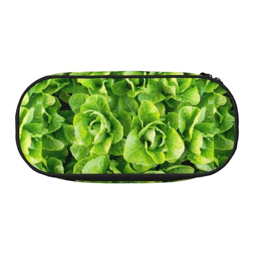 YOFIEN Frischer Römersalat, kleines Federmäppchen, großes Fassungsvermögen, Federmäppchen, Büro-Schreibwaren-Organizer von YOFIEN