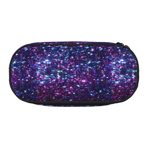 YOFIEN Glitzer, kleines Federmäppchen, großes Fassungsvermögen, Federmäppchen, Büro-Schreibwaren-Organizer von YOFIEN