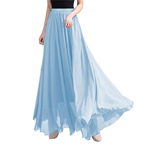 Maxirock schwarz Rock mit knöpfen Rock lang mit Schlitz mesh Rock lang Kurze Hose mit Rock beige röcke plissee Hosenrock a Linien Rock midi tüll Rock Damen von YOGALULU