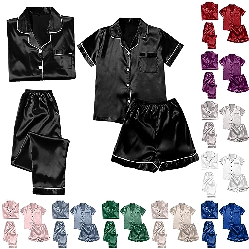 YOGALULU Saunamantel Kuschel Pyjama FranzöSische NachtwäSche Damen Badejacke Damen Damen Pyjama Warm Dicke SchlafanzüGe Damen Sommer Schlafanzug Damen Kurz Bademantel Damen Lang Schalkragen von YOGALULU