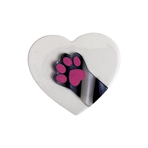 Schöne Haarspange mit süßem geflochtenem Pferdeschwanz, Herz-Haarspange für Damen, Haarnadeln F von YOGOTEU