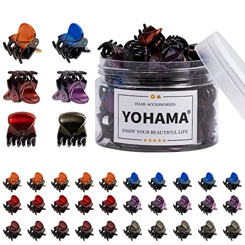 YOHAMA 36 Pcs Hair Clips Mini Glossy Claw Clamp Colorful Great for Design Children Women Girls Hairstyles Decroation Buns Pining Bangs Strong Grip Multifunction Little Clips. YOHAMA 36 Pcs Hair Clips Mini Glossy Claw Clamp Colorful Great for Design Children Women Girls Hairstyles Decroation Buns Pining Bangs Strong Grip Multifunction Little Clips. von YOHAMA