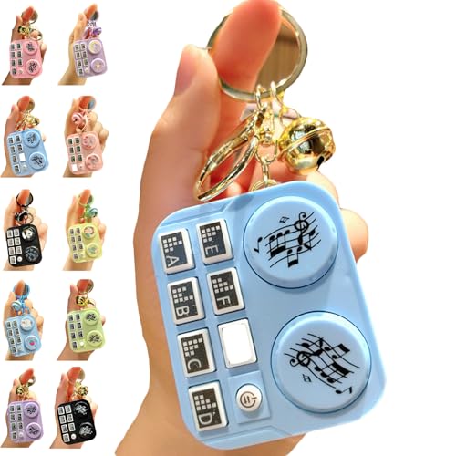 Mini Animal Dj Keychain, DJ Accessories Music Keychain, Mini Dj Table Keychain, Music Mini Disc Player Keychain, DJ Gifts That Can Produce Sound for Women Men Music Lover (#2) von YOHFRFGX