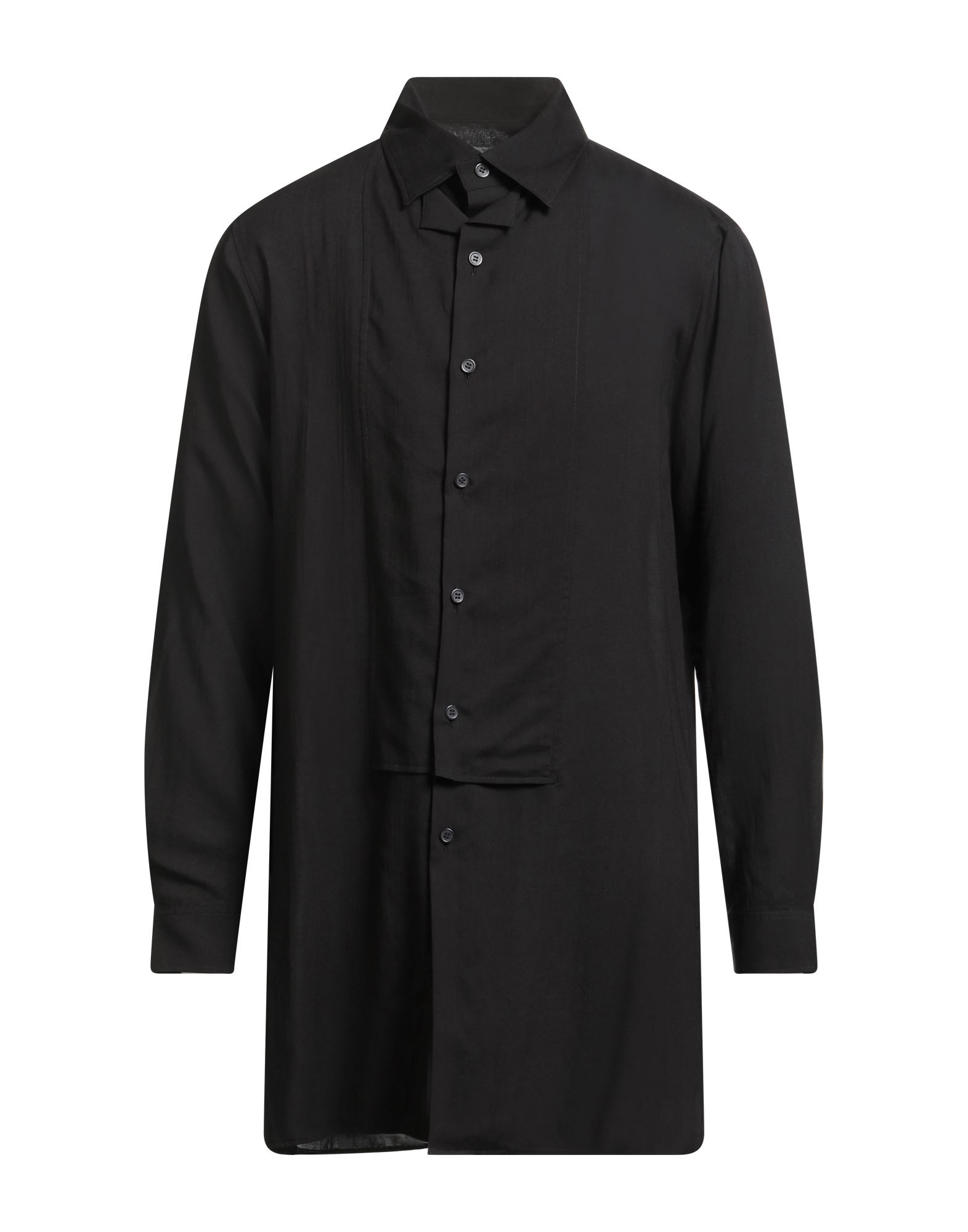 YOHJI YAMAMOTO POUR HOMME Hemd Herren Schwarz YOHJI YAMAMOTO POUR HOMME Hemd Herren Schwarz von YOHJI YAMAMOTO POUR HOMME