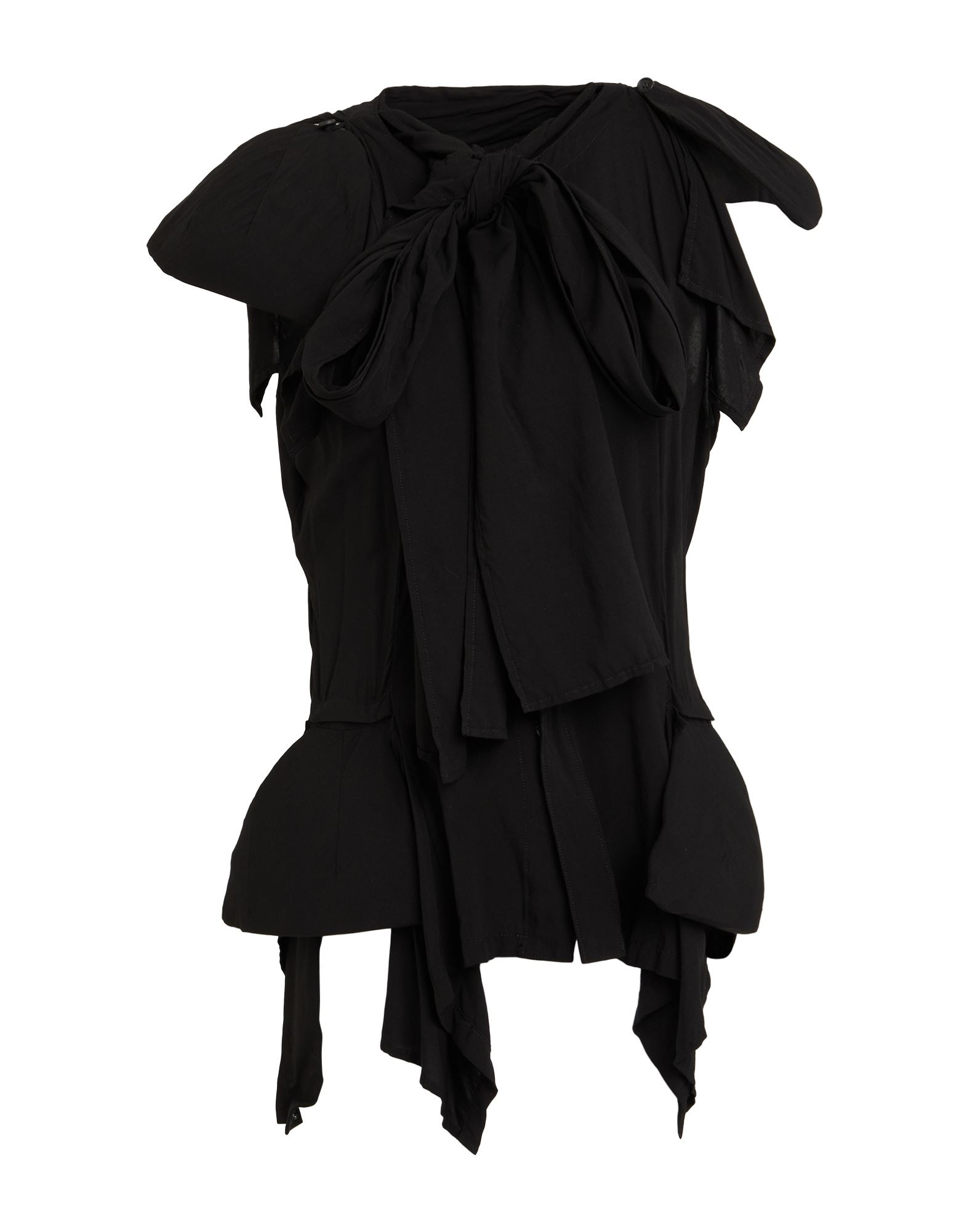 YOHJI YAMAMOTO Top Damen Schwarz YOHJI YAMAMOTO Top Damen Schwarz von YOHJI YAMAMOTO