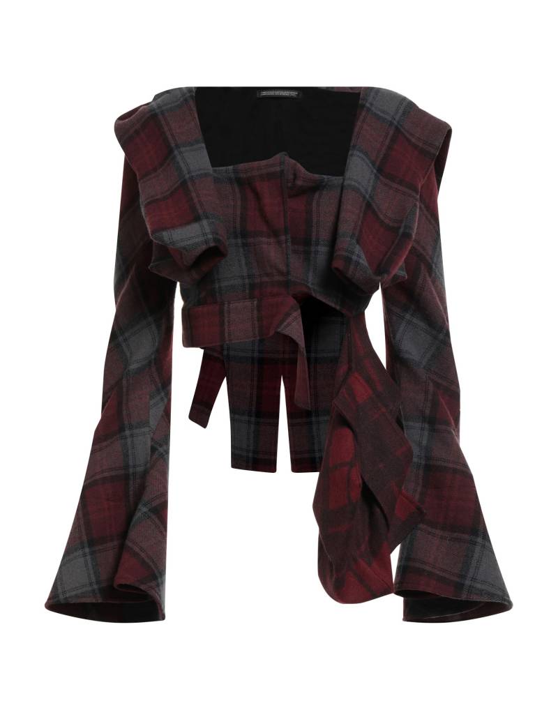 YOHJI YAMAMOTO Jacke & Anorak Damen Bordeaux YOHJI YAMAMOTO Jacke & Anorak Damen Bordeaux von YOHJI YAMAMOTO