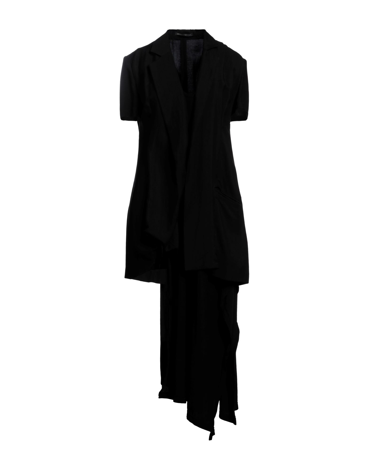 YOHJI YAMAMOTO Jacke, Mantel & Trenchcoat Damen Schwarz von YOHJI YAMAMOTO