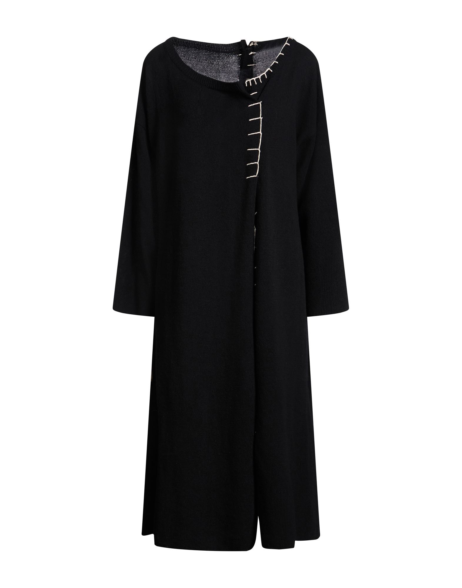 YOHJI YAMAMOTO Midi-kleid Damen Schwarz von YOHJI YAMAMOTO