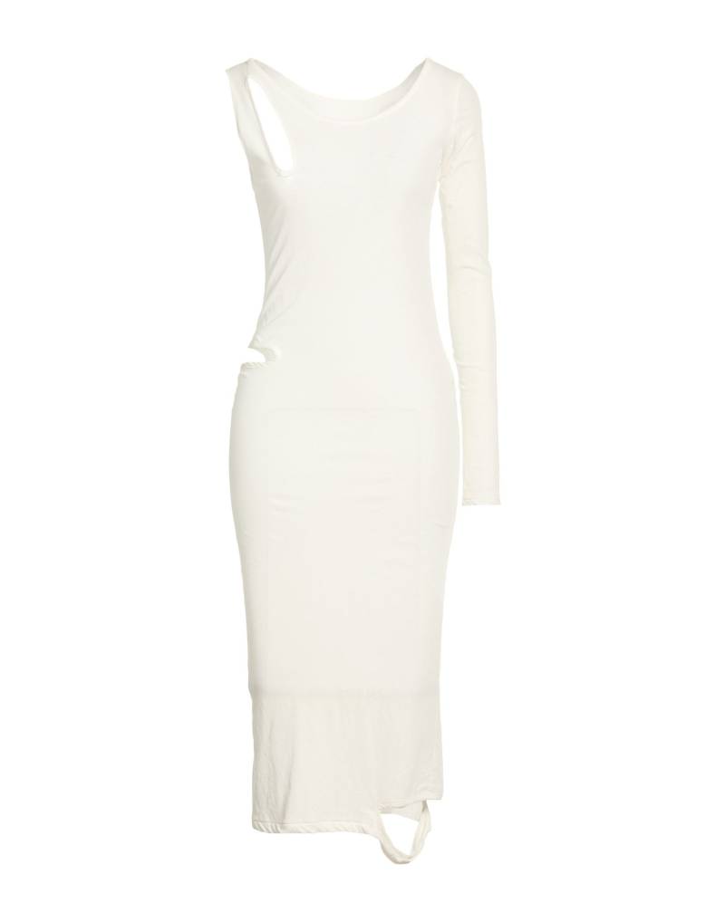YOHJI YAMAMOTO Midi-kleid Damen Weiß von YOHJI YAMAMOTO