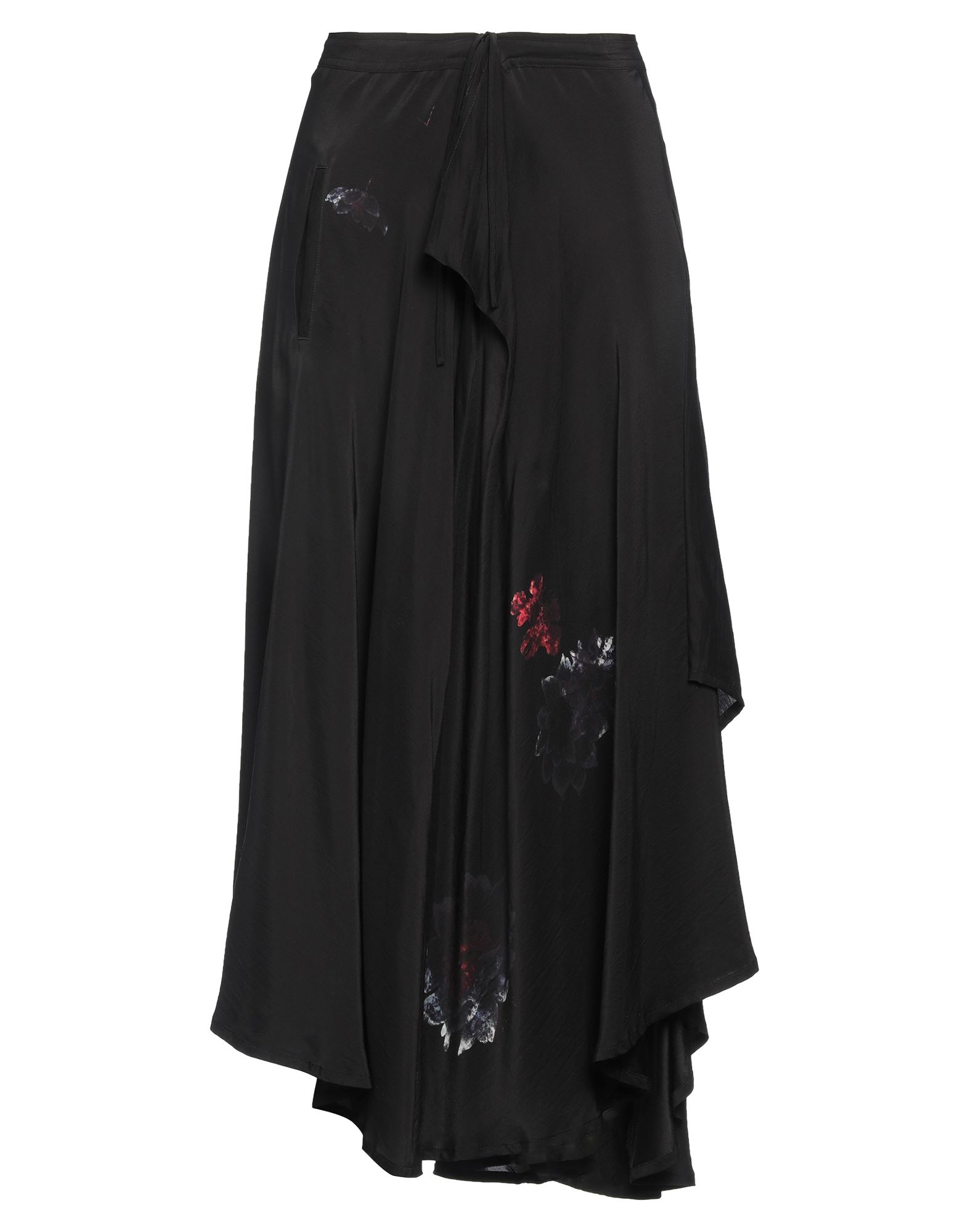 YOHJI YAMAMOTO Midi-rock Damen Schwarz YOHJI YAMAMOTO Midi-rock Damen Schwarz von YOHJI YAMAMOTO