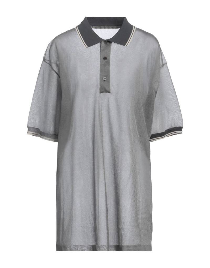 YOHJI YAMAMOTO Poloshirt Damen Grau YOHJI YAMAMOTO Poloshirt Damen Grau von YOHJI YAMAMOTO