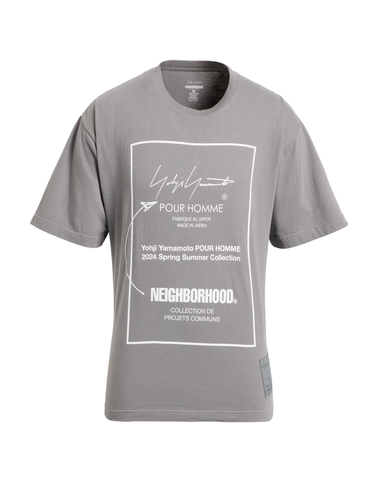YOHJI YAMAMOTO T-shirts Herren Grau von YOHJI YAMAMOTO