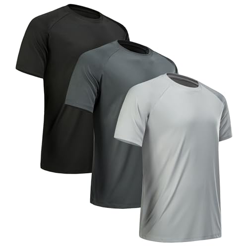 Sport T Shirts Kurzarm Herren Atmungsaktiv Funktionsshirt Schnelltrocknend Sportshirts Running Gym Shirts Sport T Shirts Kurzarm Herren Atmungsaktiv Funktionsshirt Schnelltrocknend Sportshirts Running Gym Shirts von YOIOWVY