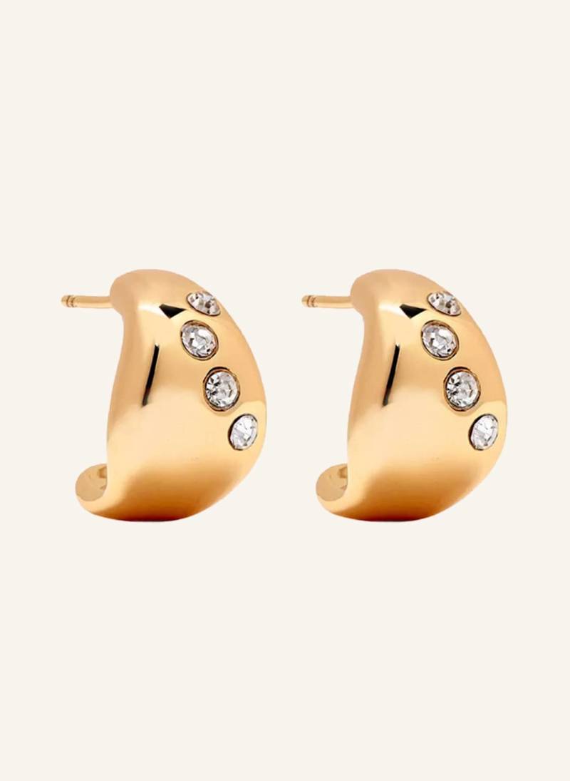 Yoj Ohrstecker Remeni Crystal Chubby Hoop Earrings By Glambou gold Yoj Ohrstecker Remeni Crystal Chubby Hoop Earrings By Glambou gold von YOJ
