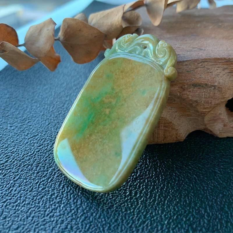 A-Grade Natürlicher Dreifarbiger Jadeit Antik Anhänger No.220191 A-Grade Natürlicher Dreifarbiger Jadeit Antik Anhänger No.220191 von YOKDEE