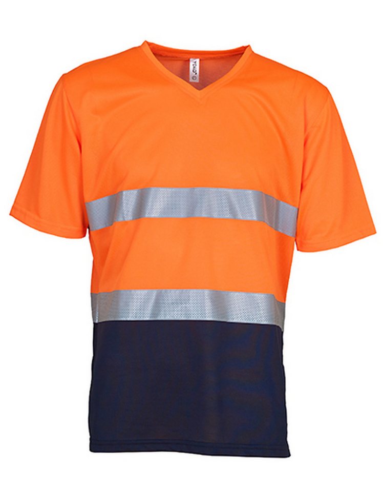 YOKO Hoodie Hi-Vis Top Cool Super Light V-Neck T-Shirt YOKO Hoodie Hi-Vis Top Cool Super Light V-Neck T-Shirt von YOKO