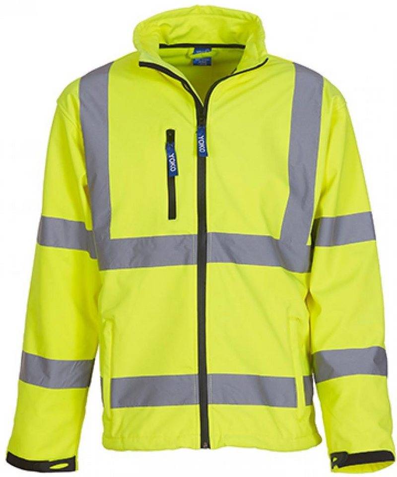 YOKO Softshelljacke High Visibility 2 Bands & Braces Softshell Jacket von YOKO