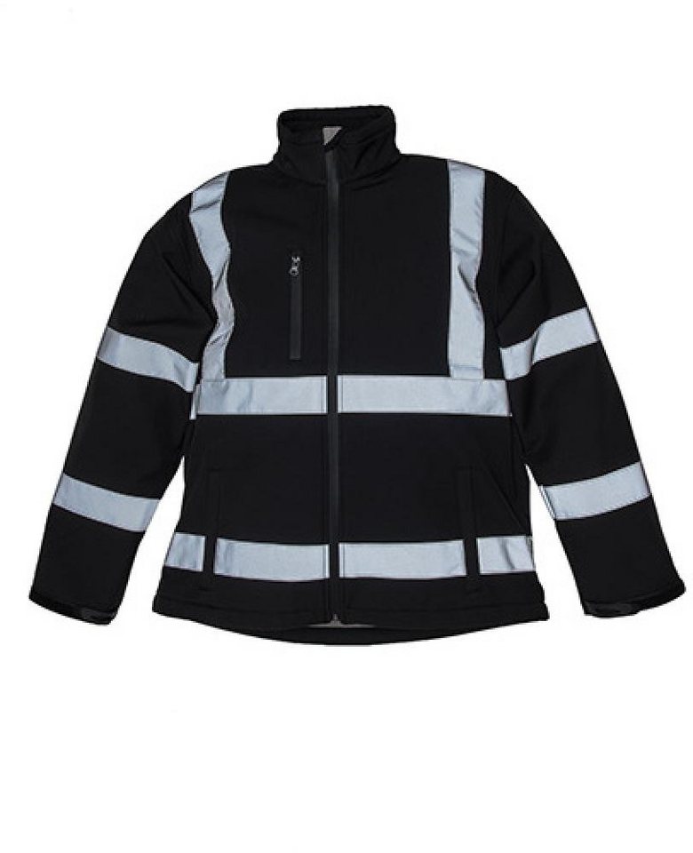 YOKO Softshelljacke High Visibility 2 Bands & Braces Softshell Jacket von YOKO
