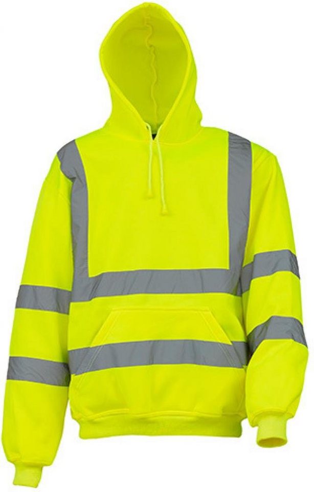 YOKO Warnschutz-Shirt Herren Hi Vis Pull-Over Hoodie / EN ISO20471 Klasse 3 von YOKO