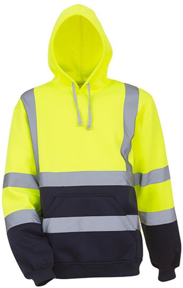 YOKO Warnschutz-Shirt Herren Hi Vis Pull-Over Hoodie / EN ISO20471 Klasse 3 von YOKO
