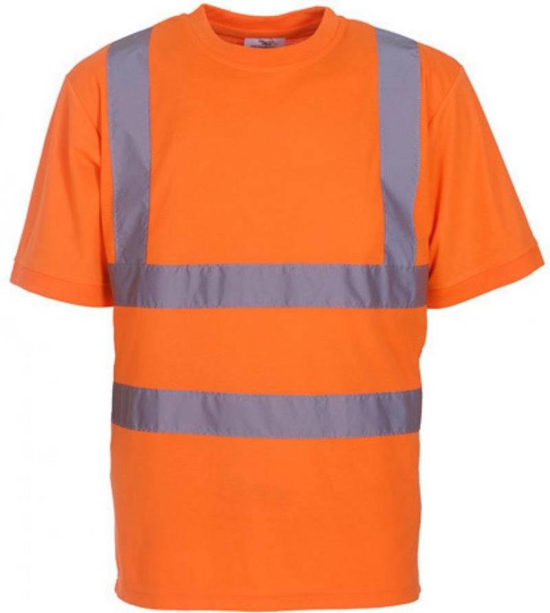YOKO Warnschutz-Shirt Herren Hi Vis sicherheits T-Shirt EN ISO 20471 bis 6XL von YOKO