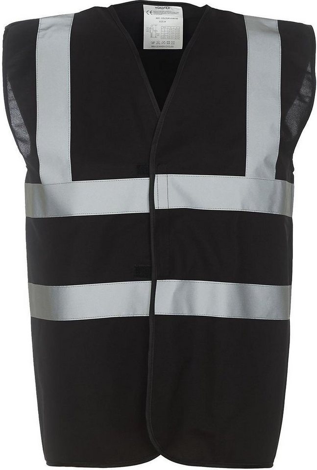 YOKO Warnweste Fluo 2 Band+Brace Waistcoat - Sicherheitsweste - 3M Reflekt von YOKO