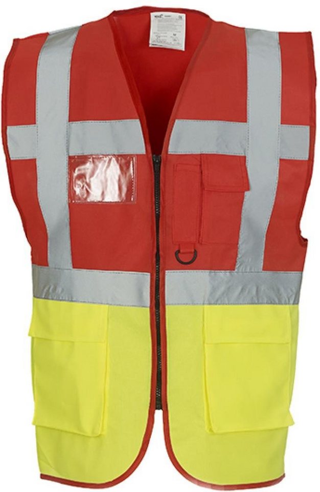 YOKO Warnweste Herren Multi-Functional Executive Waistcoat von YOKO