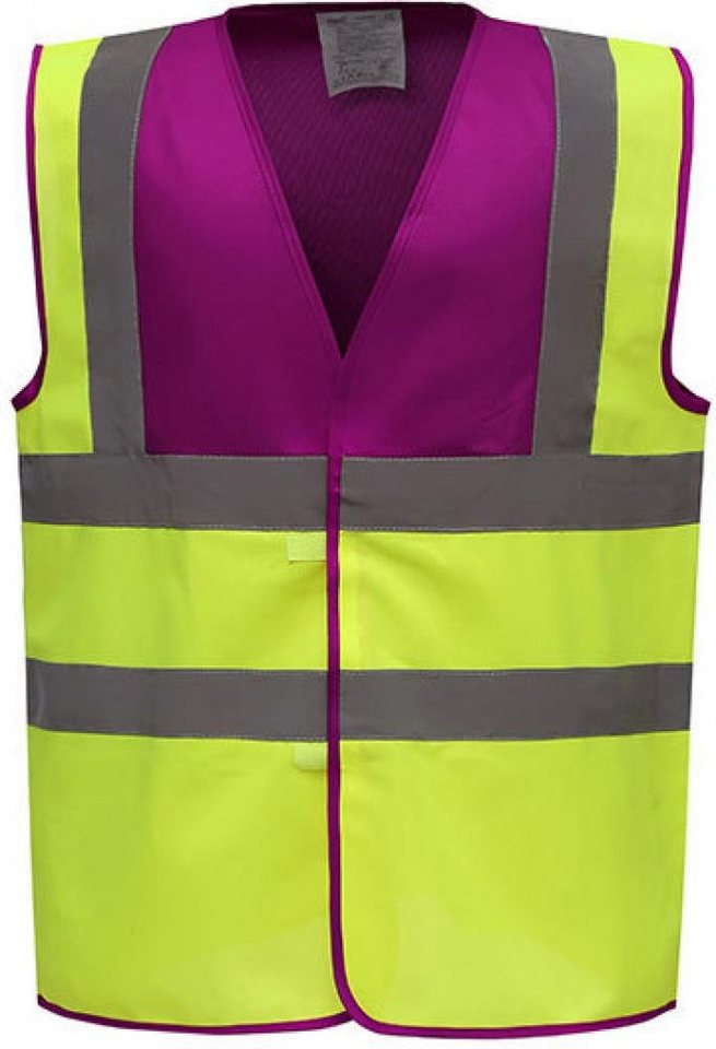 YOKO Warnweste Sicherheitsweste High Visibility 2 Bands & Braces Waistcoat von YOKO