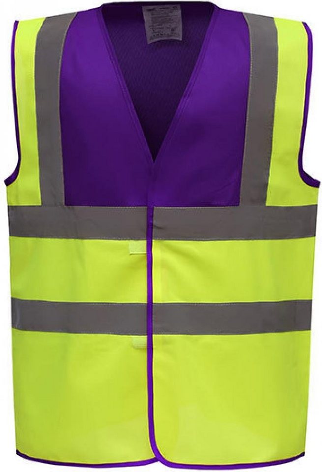 YOKO Warnweste Sicherheitsweste High Visibility 2 Bands & Braces Waistcoat von YOKO