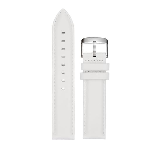 YOLIONU Leder-Uhrenarmband passend für Daniel Wellington Uhrenkette aus Rindsleder mit Dornschließe(Whites,20mm) von YOLIONU