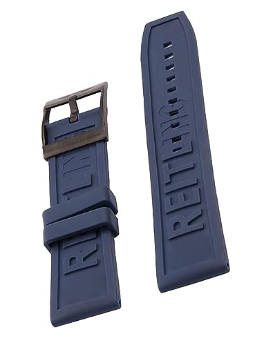 YOLIONU Uhrenarmband-Zubehör, geeignet für Herren- und Damenuhrenarmbänder der Breitling-Serie mit Dornschließe 22 24 mm(Dark blue black,22mm) von YOLIONU