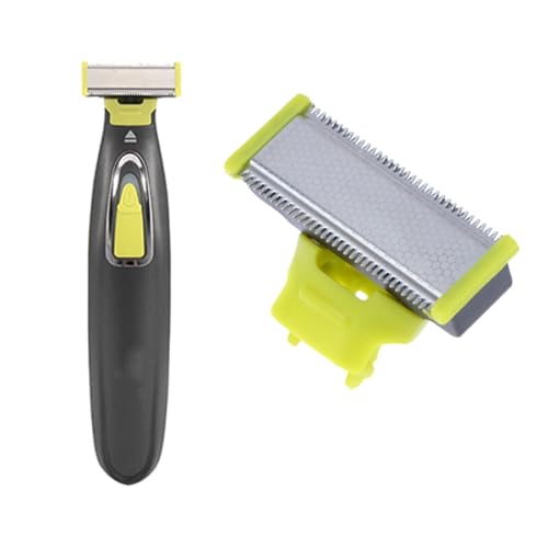 YOLMUNA O Blade QP620/50 Klingenset für Gesicht und Körper (1 Klinge + 1 Schutzsystem für empfindliche Bereiche + 1 Körperkamm) von YOLMUNA